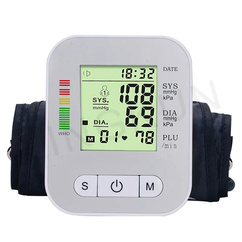 BP Monitor: Voice-Enabled Upper Arm Blood Pressure Meter